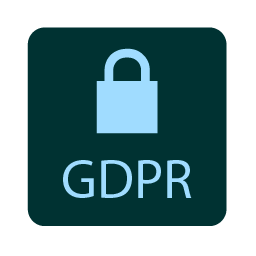 GDPR icon and padlock
